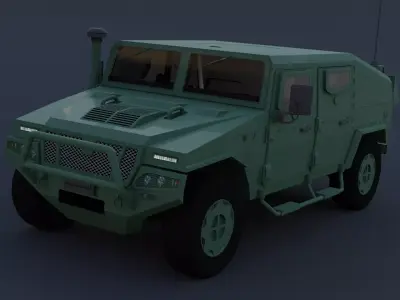 URO VAMTAC ST5 Low-poly 3D model