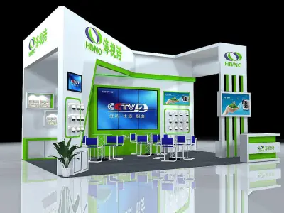 Exhibition - Area - 6X9-3DMAX2009-72 3D model