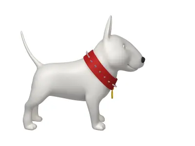 Dog Cartoon 02 3D model