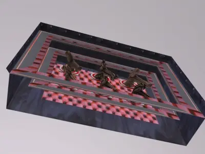 ShopFront Contents Legs Low-poly 3D model