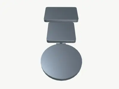 Retro Dinner Tables 3D model
