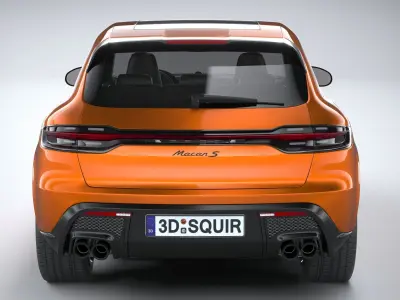 Porsche Macan S 2022 3D model