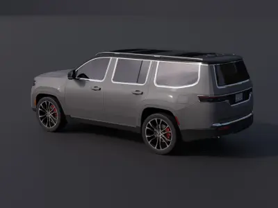 Generic Luxury SUV 6 Low-poly 3D model