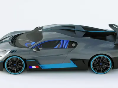 Bugatti Divo 2019 3D model