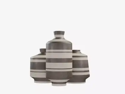 Decoration Vase 02 Low-poly 3D model