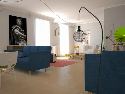 Living Room 3D model