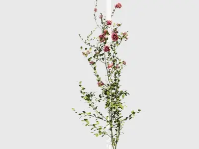 rose flower 3D model