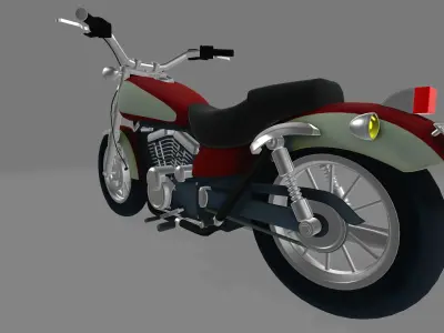 motorcycle high quality 3D model