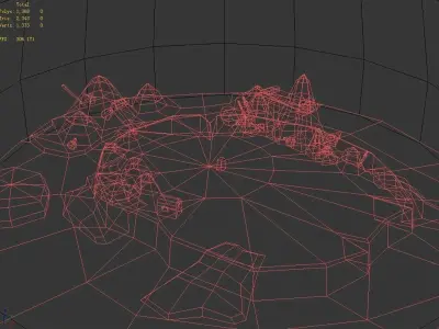 Game Low-Mode - Desert Underground Treasure 02 3D model