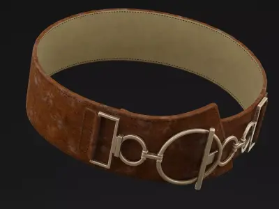 Magical Belt Low-poly 3D model