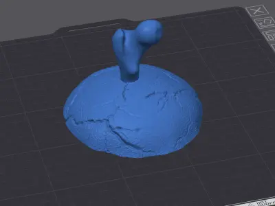 Cape-Skull-Kragen-Lamp Headgear-Schaedel-Bone open eyes 3D print model