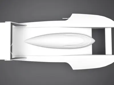 Dragboat Hydroplane Scale model 3D print model