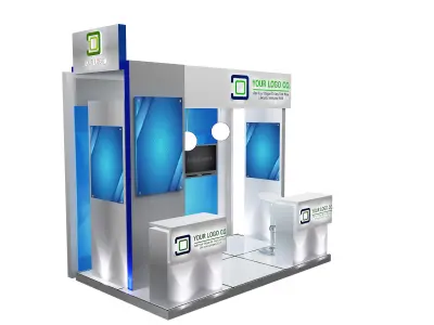 Booth Exhibition Stand a530a 3D model