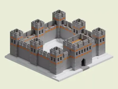 Dwarven Walls 3D model