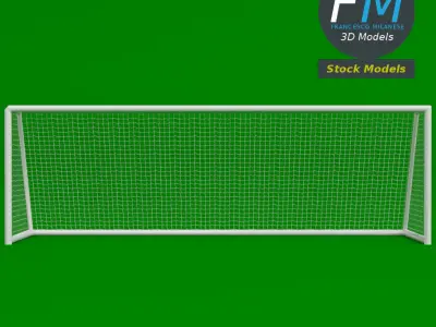 Soccer goal 3D model