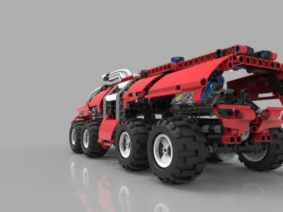 Lego Technic 8454 3D model