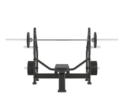 Bench Press 3D model