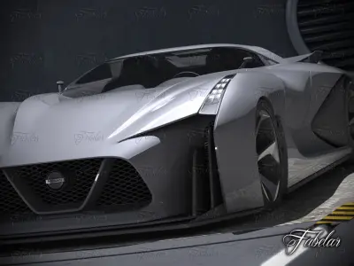 Nissan 2020 garage 3D model