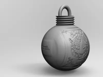 Bola de navidad-caballeros del zodiaco- FENIX 3D print model