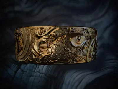 ring fish 3D print model
