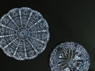 DECORE SET crystal glassware 3D print model