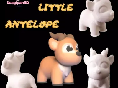 Little Antelope 3D print model