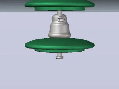 Medium voltage overhead power line PS-70 Free 3D model