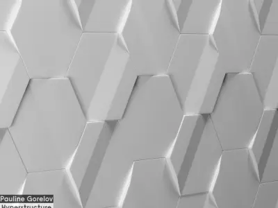 Modular tile system Pauline Gorelov Hyperstructure 3D model
