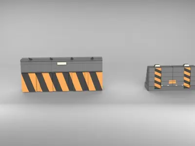 Road Barrie 3D model