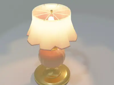 European Style Lamp 3D model