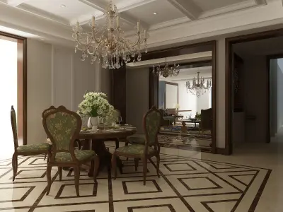 luxury apartment 3D model