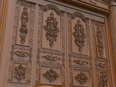 Classic Door Royal 6 3D model
