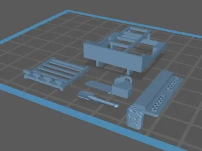 OFF ROAD KIT HOT WHEELS 1  64 3D print model