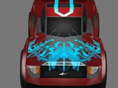 Mega Car Pack Low-poly 3D model