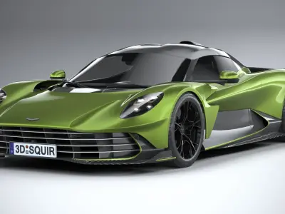 Aston Martin Valhalla 2026 LowPoly 3D model