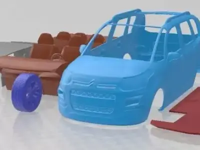 Citroen C3 Picasso 2013 Printable Car  3D print model