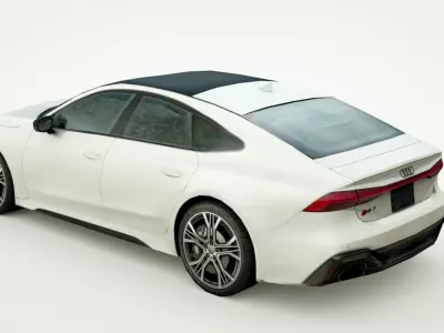 Audi A7 2022 Low-poly 3D model