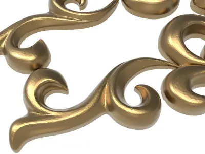  decorative pattern ready for 3D printing 3D model 344