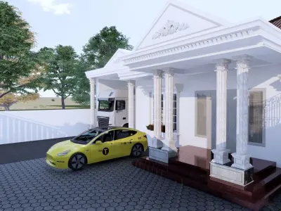 Luxury House Classic Design 3d  3D model