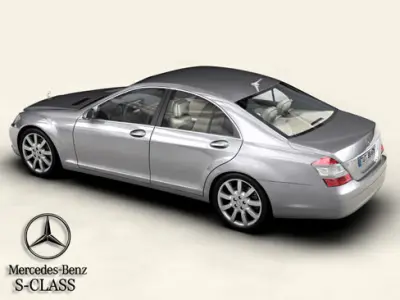 Mercedes S-Class 2006 3D model