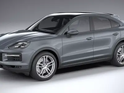 Porsche Cayenne Coupe 2024 3D model