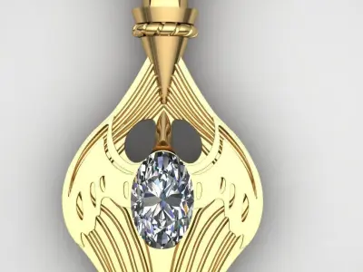 Flight necklace 3D print model