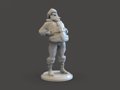 Santa Claus figurine 3D print model