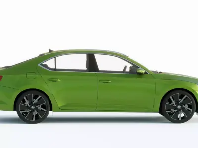 Skoda Superb 2020 3D model