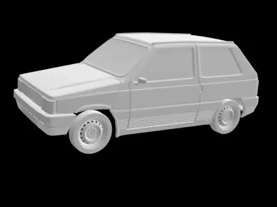 Fiat Panda 1st Gen 3D print model