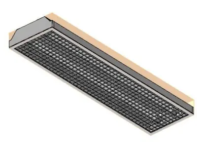 LAMPARA DE DOS CANDELAS  3D model