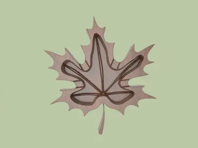 LEAF ASHTRAY Free 3D print model