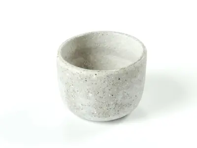 POLYPASTA - Concrete candle holder 3D model