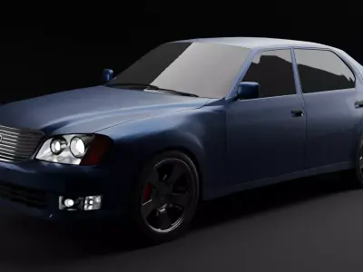 Lexus LS400 ucf 20 3D model