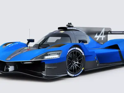 Alpine A424 Lemans 2024 3D model